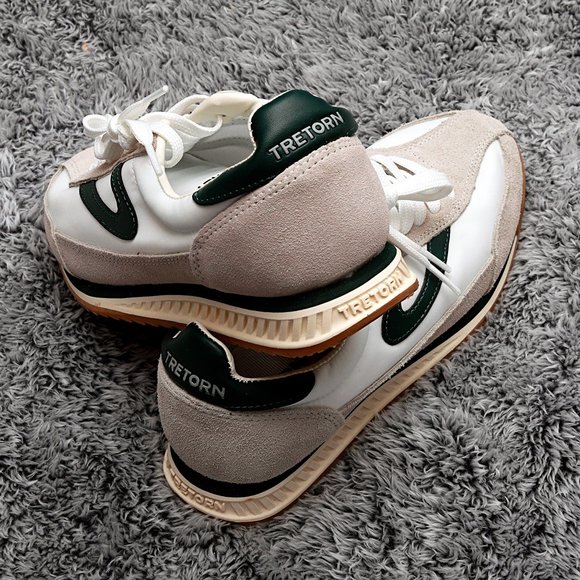 Tretorn RAWLINS 2.0 Style in white gray green Leather upper Memory Foam … - Picture 4 of 14